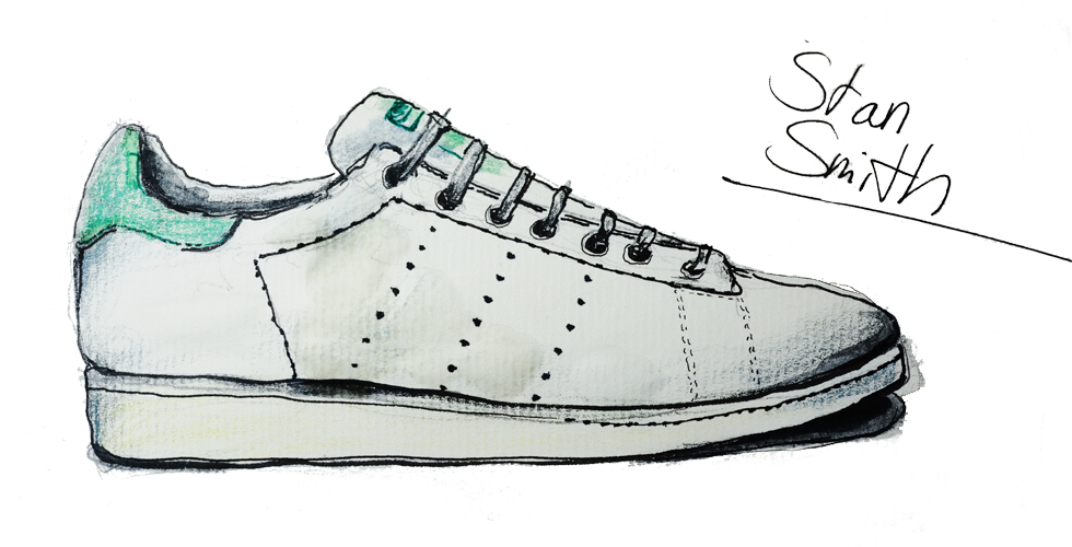 adidas stan smith dessin